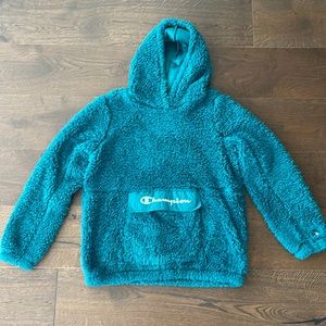 Green Champion Sherpa Hoodie - Large